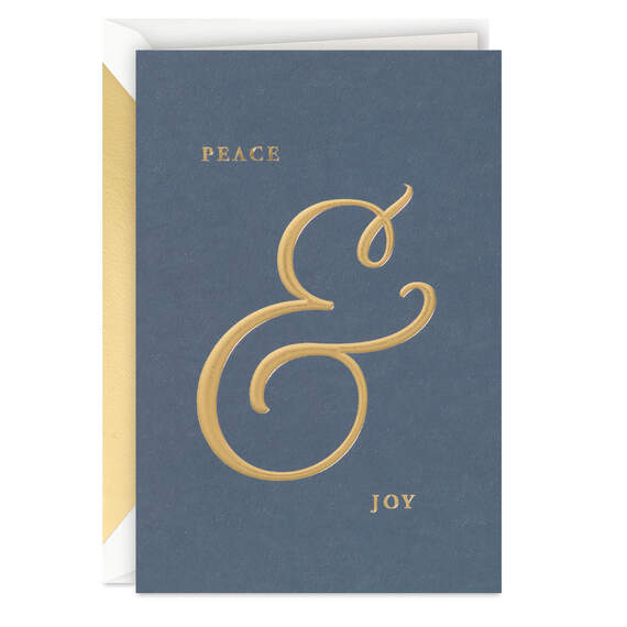 Peace & Joy Holiday Card, , large image number 1