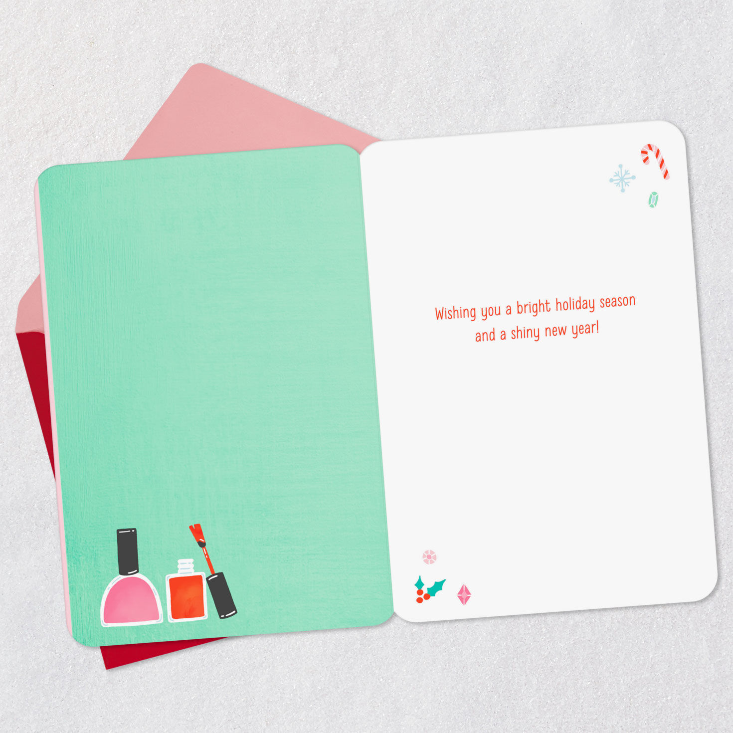 Perfectly Polished Christmas Thank-You Card for Nail Technician, , large image number 3