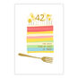 Personalized Custom Number Cake Birthday Card  image number 2