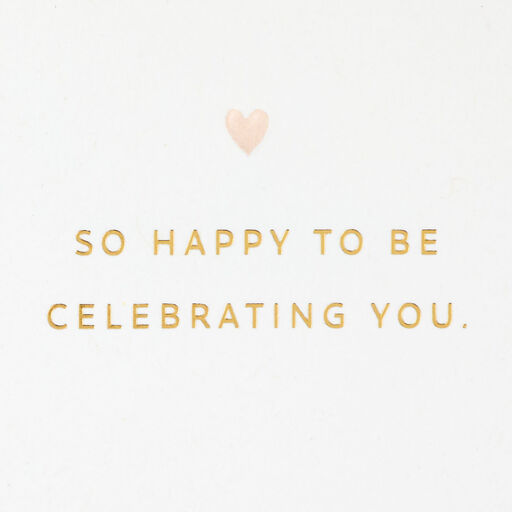 Showered With Love Wedding Shower Card, 