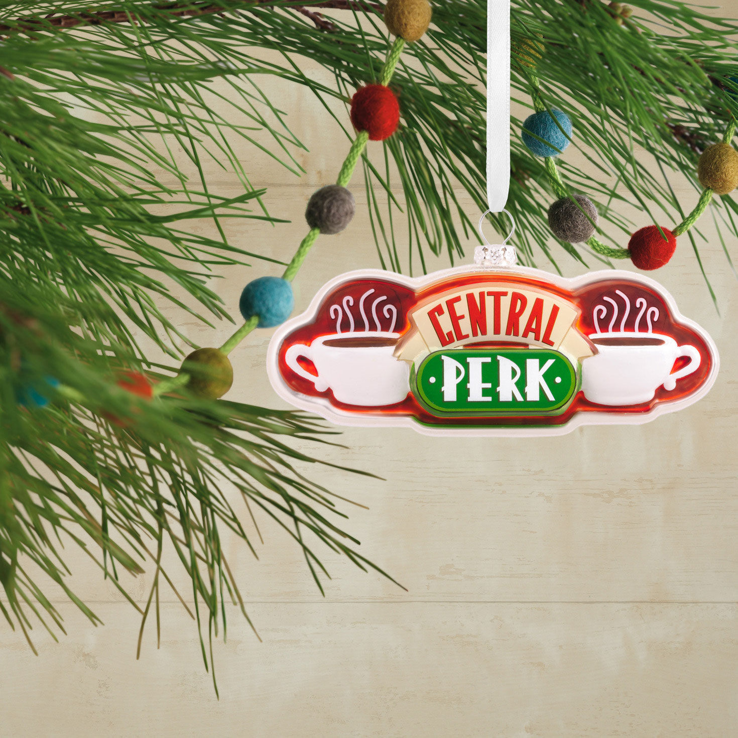 Friends Central Perk Sign Blown Glass Hallmark Ornament for only USD 11.49 | Hallmark