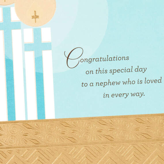 Blessings for a Special Nephew Religious First Communion Card, , large image number 5