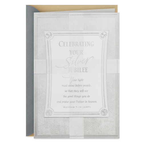 God’s Calling 25th Silver Jubilee Clergy Appreciation Card, 