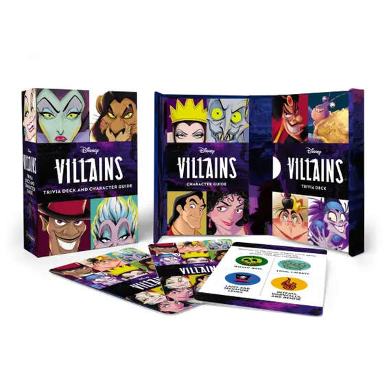 Disney Villains Trivia Deck and Character Guide, , large image number 1