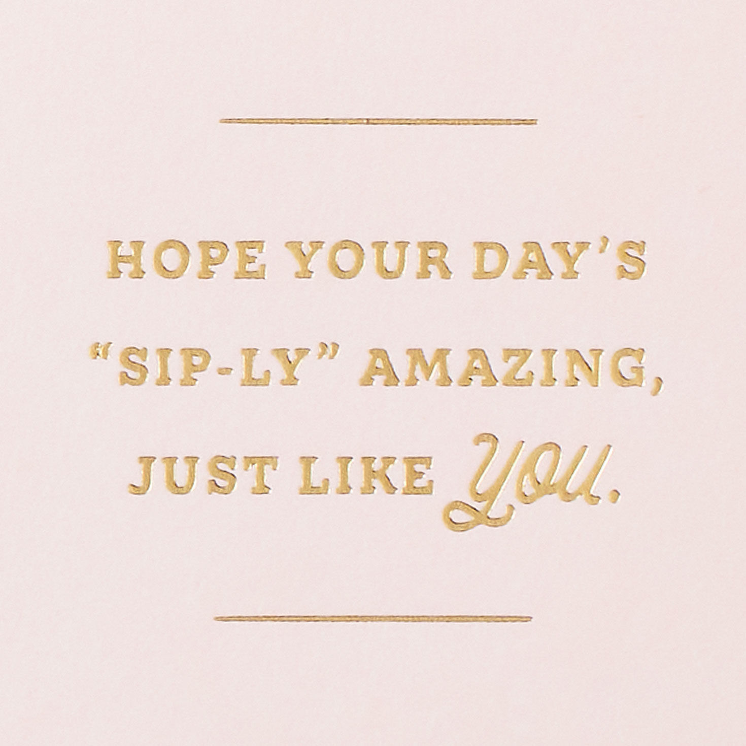 Pink Water Bottle Unique Mother's Day Card Sentiment image number 2