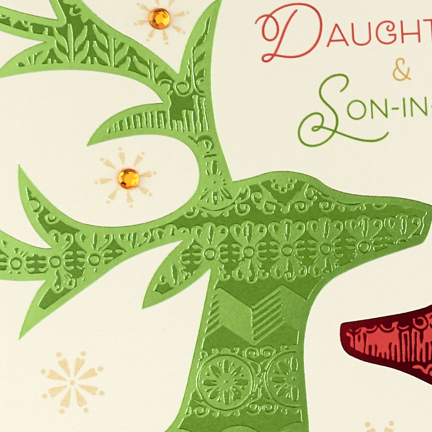 Happy and Proud Christmas Card for Daughter and Son-in-Law, , large image number 5