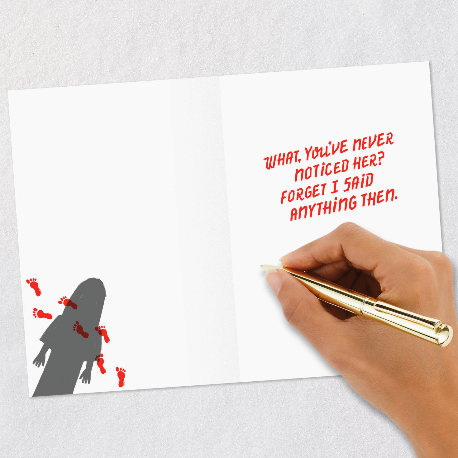 Creepy Delusions Halloween Funny Card Signing card image number 6