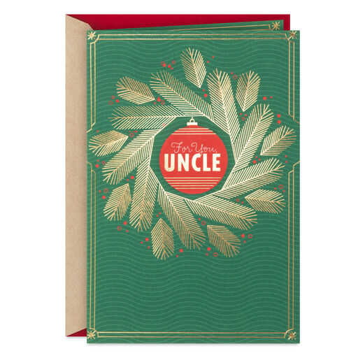 You're a Gift Christmas Card for Uncle, 