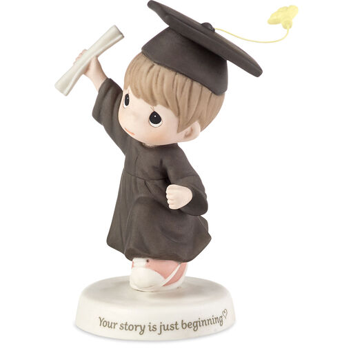 Precious Moments Graduation Boy Figurine, 6.5", 