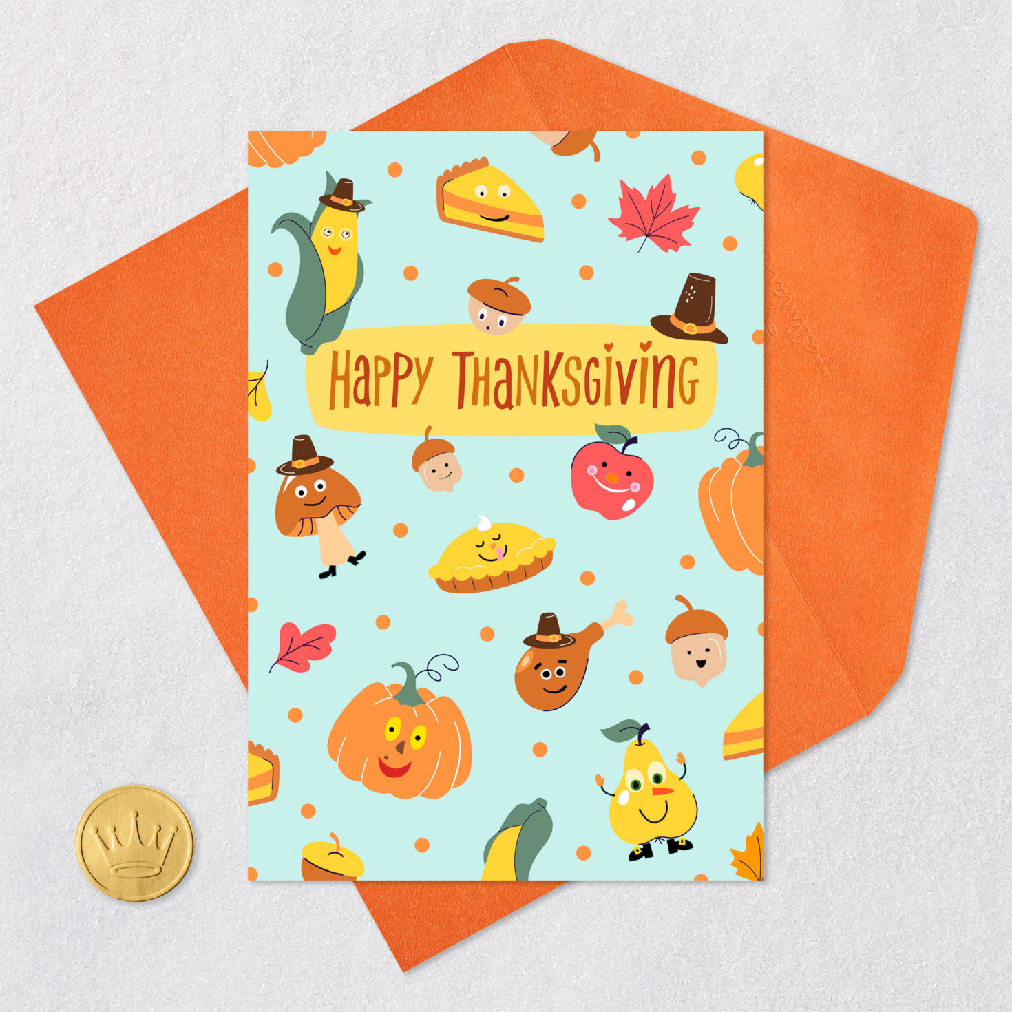 Extra Happy, Extra Fun Thanksgiving Card for Kids for only USD 0.99 | Hallmark