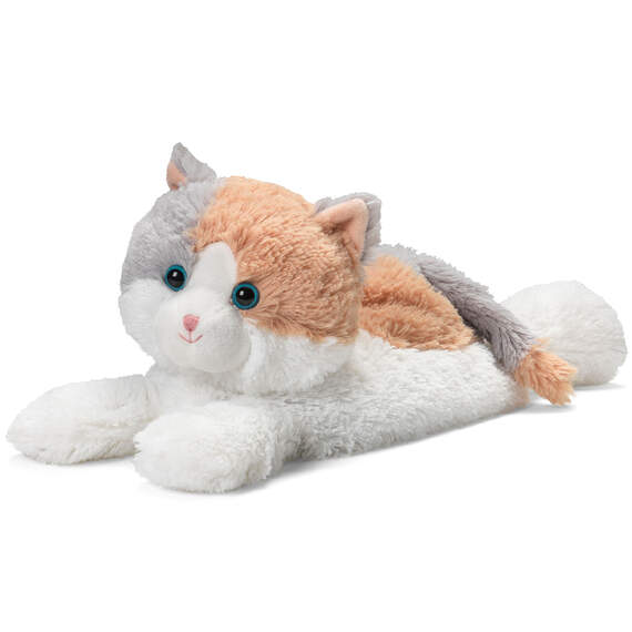 Warmies Heatable Scented Calico Cat Stuffed Animal, 15", , large image number 1