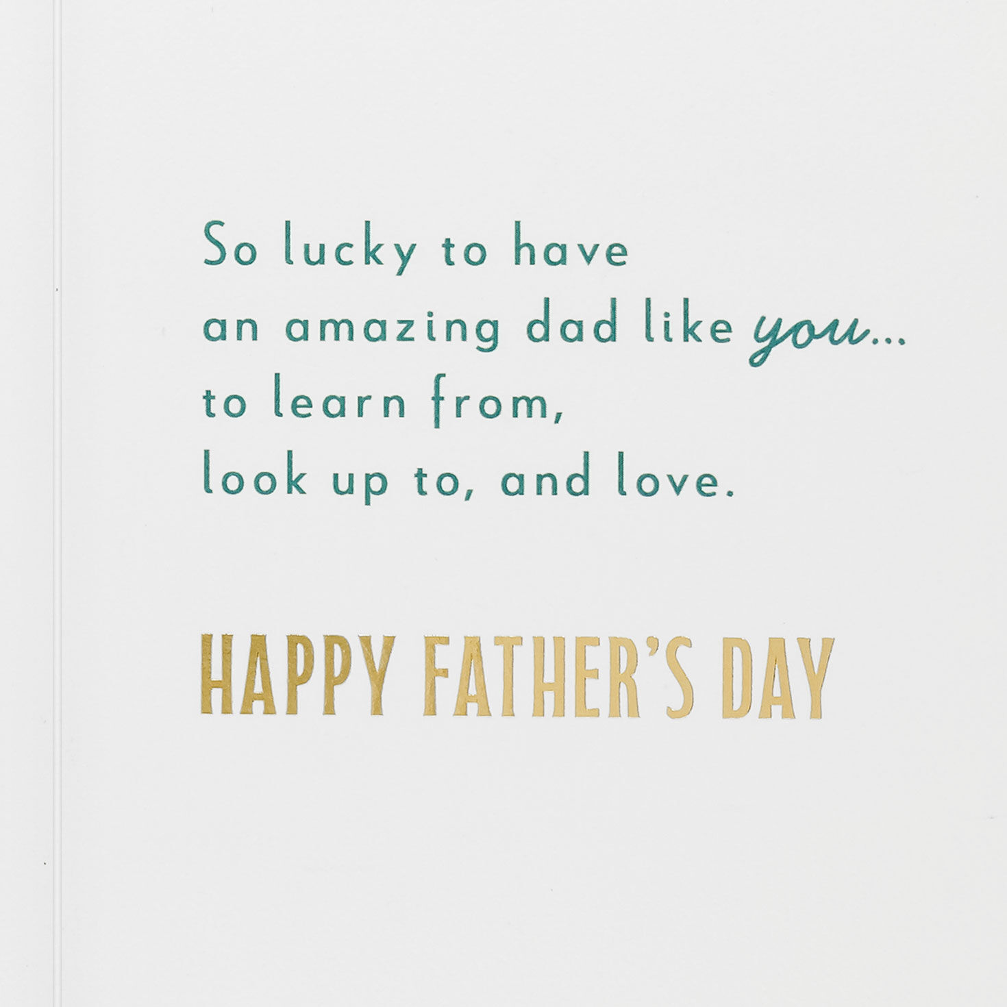 Orange, Green and Gold Half Moons Father's Day Card Sentiment image number 2