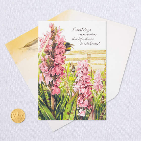 Marjolein Bastin Snapdragon Flowers Birthday Card for Her, , large image number 5