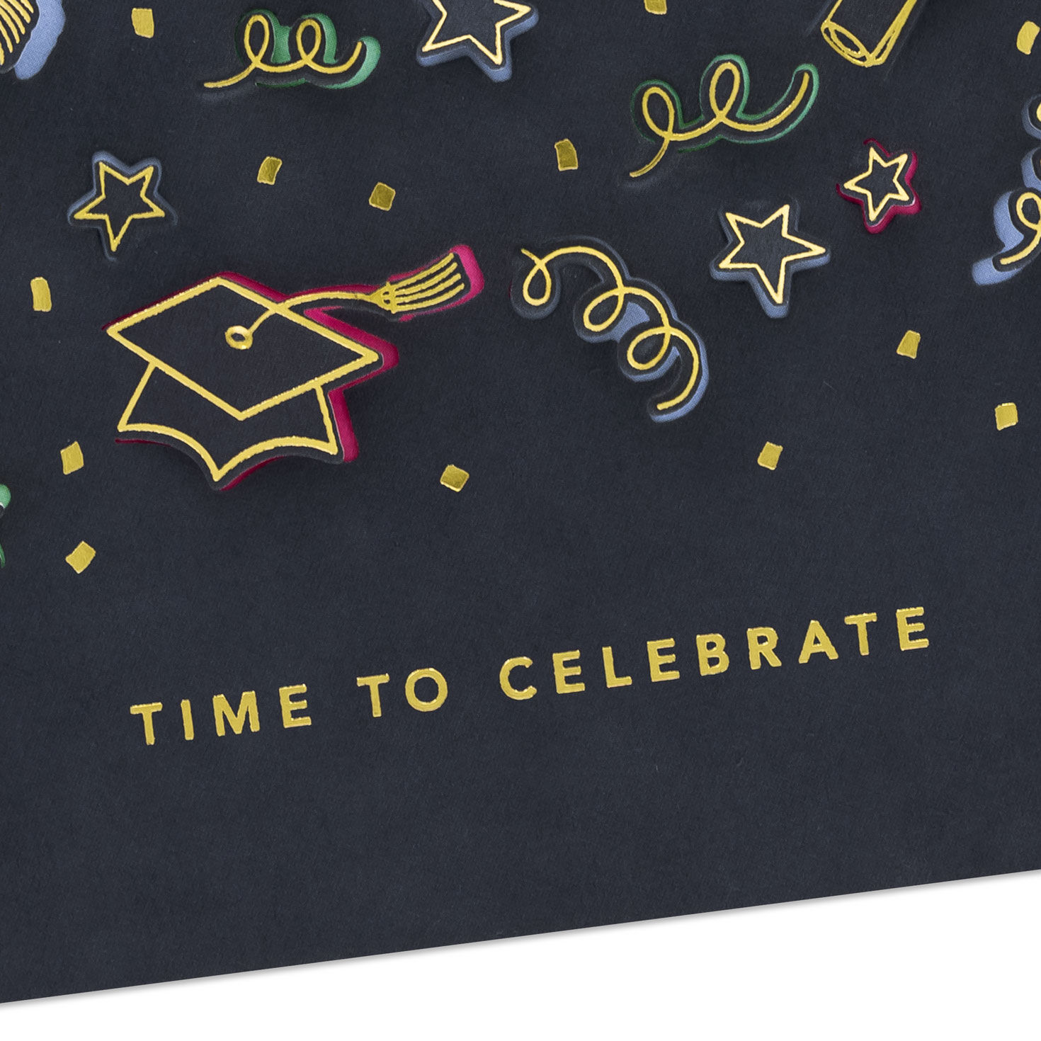 Time to Celebrate Graduation Card Card Front Detail image number 4