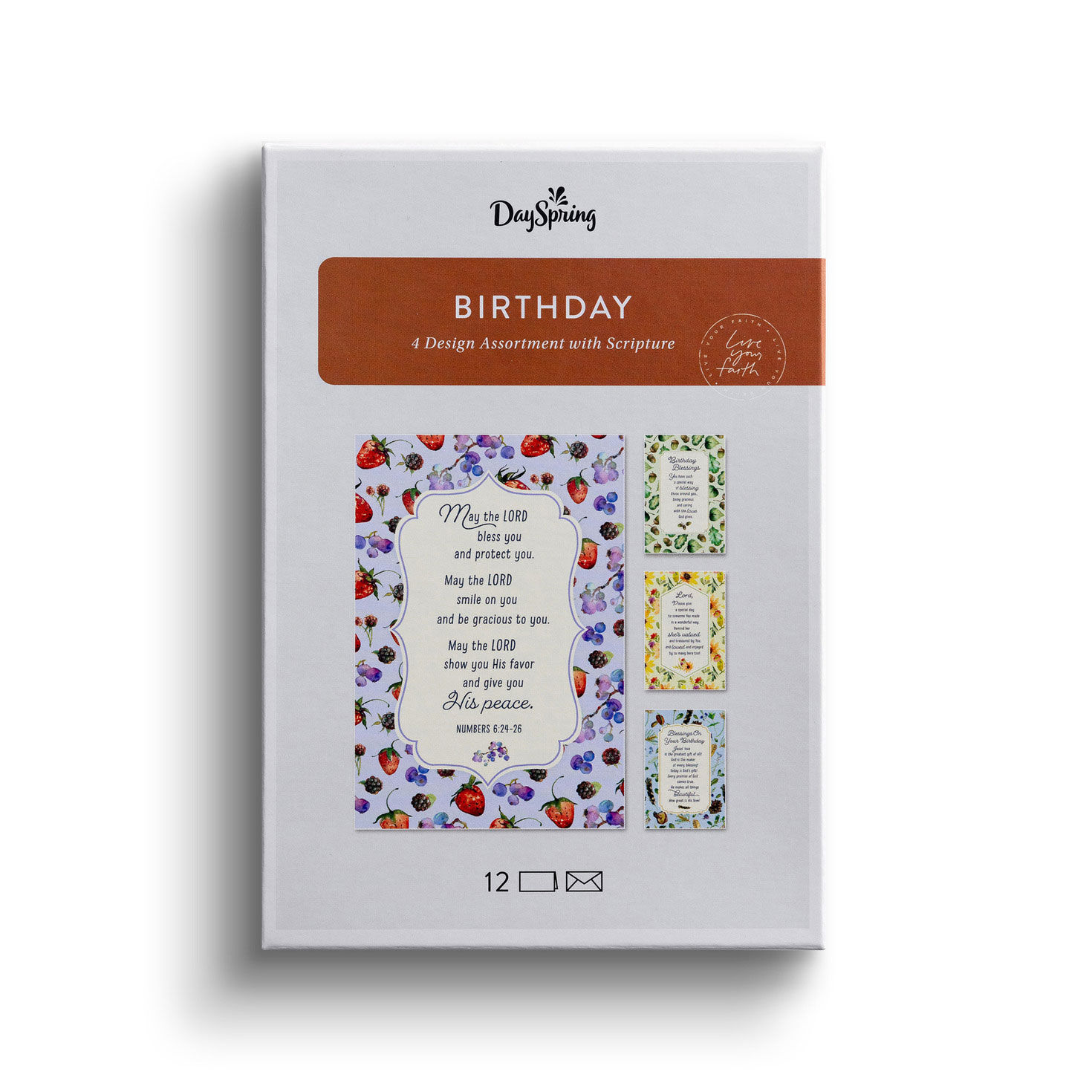 Floral DaySpring Birthday Cards Assortment package front image number 2