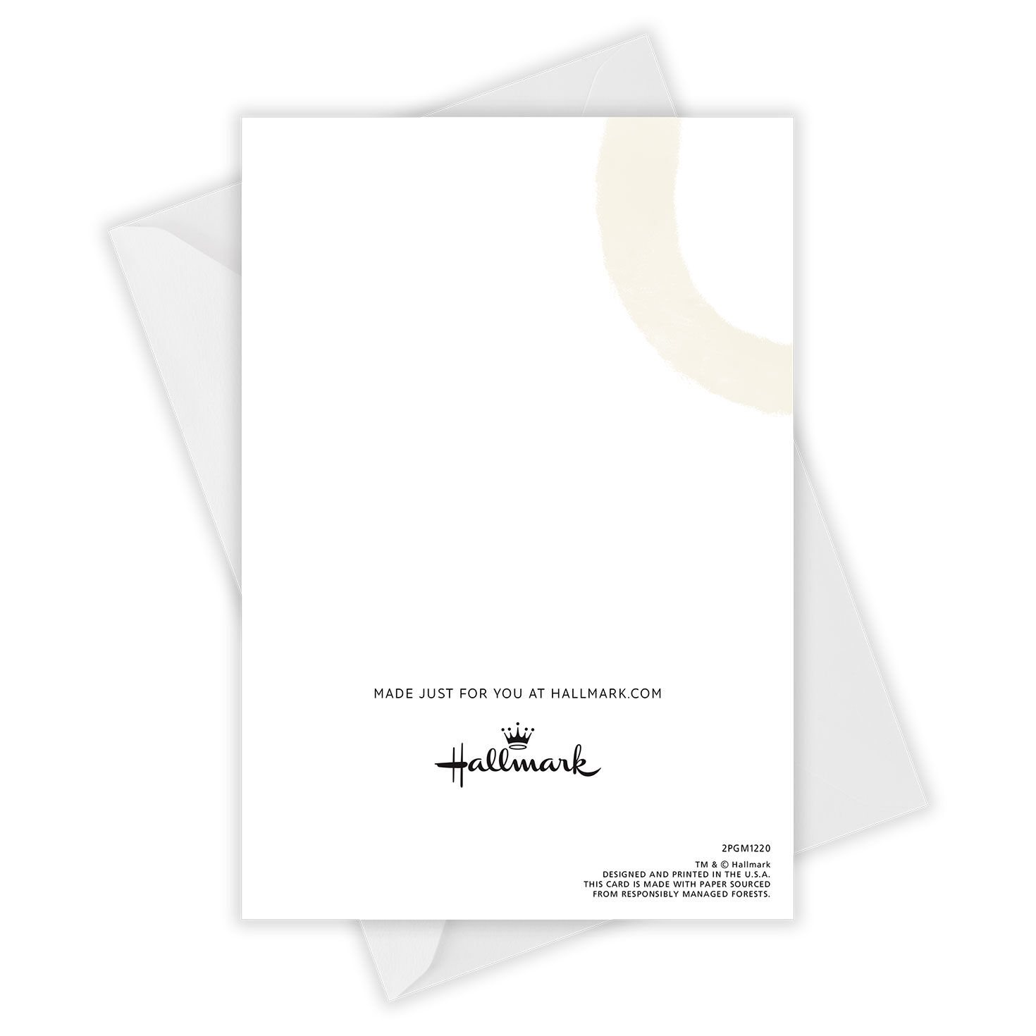 Personalized Pastel Half Circles Photo Card  image number 5