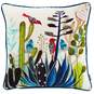 Cactus Embroidered Throw Pillow, , large image number 3