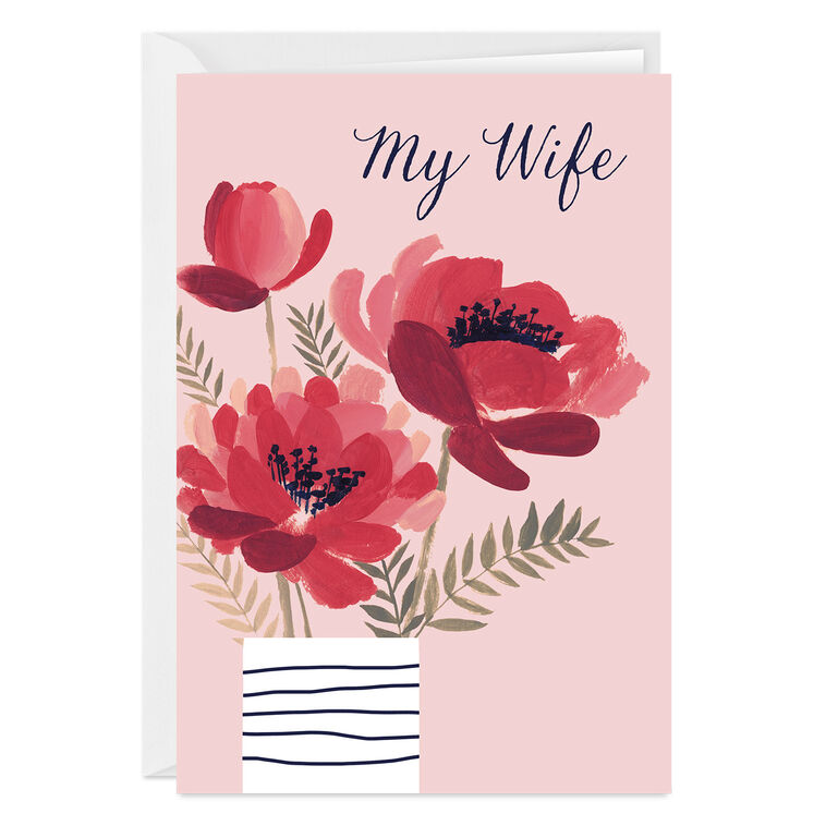 Grateful for You Custom Love Card for Her