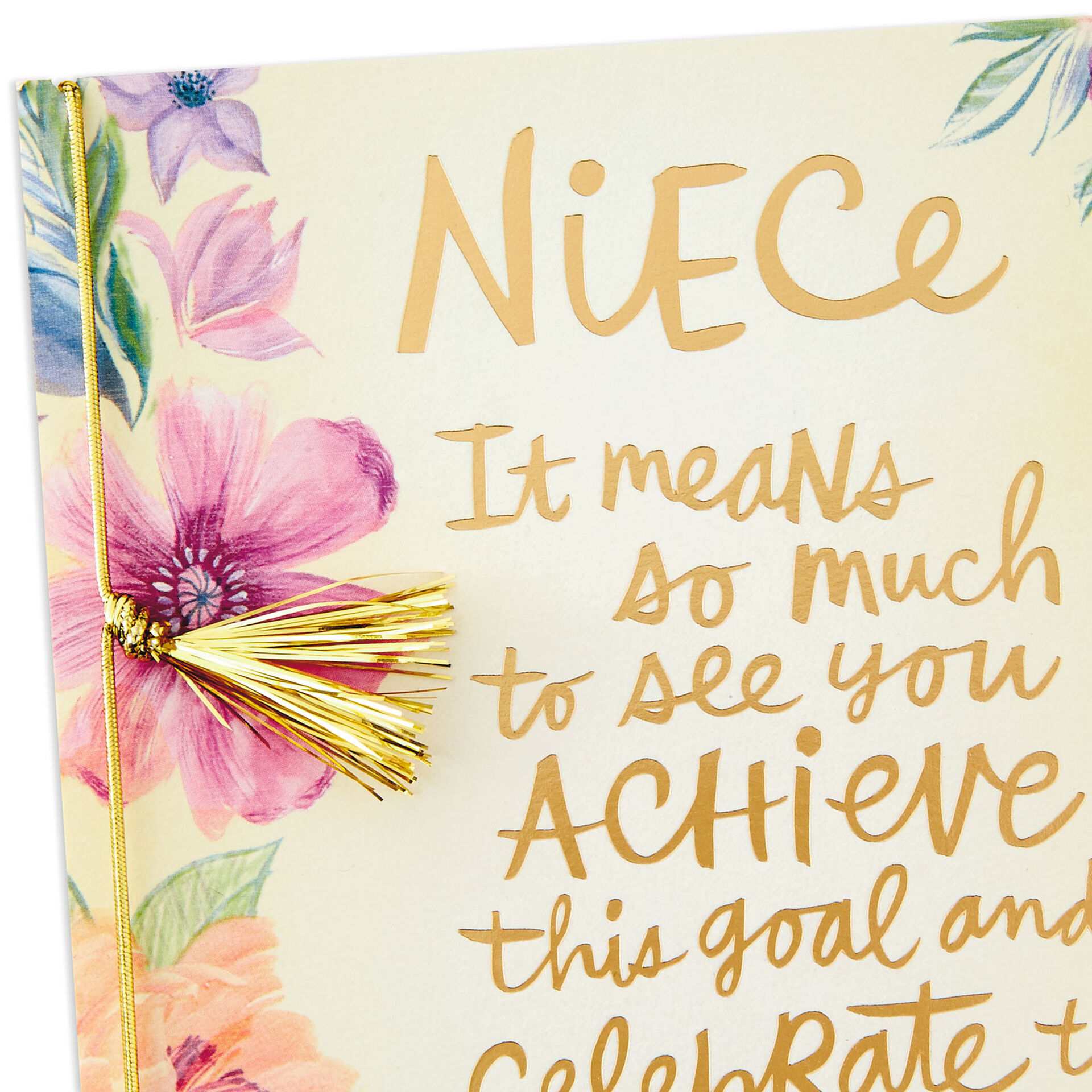 We're Proud of You College Graduation Card for Niece Greeting Cards