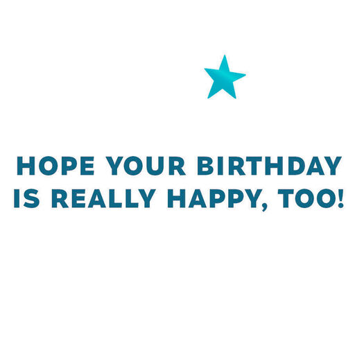 You Make Our World a Happy Place Video Greeting Birthday Card, 