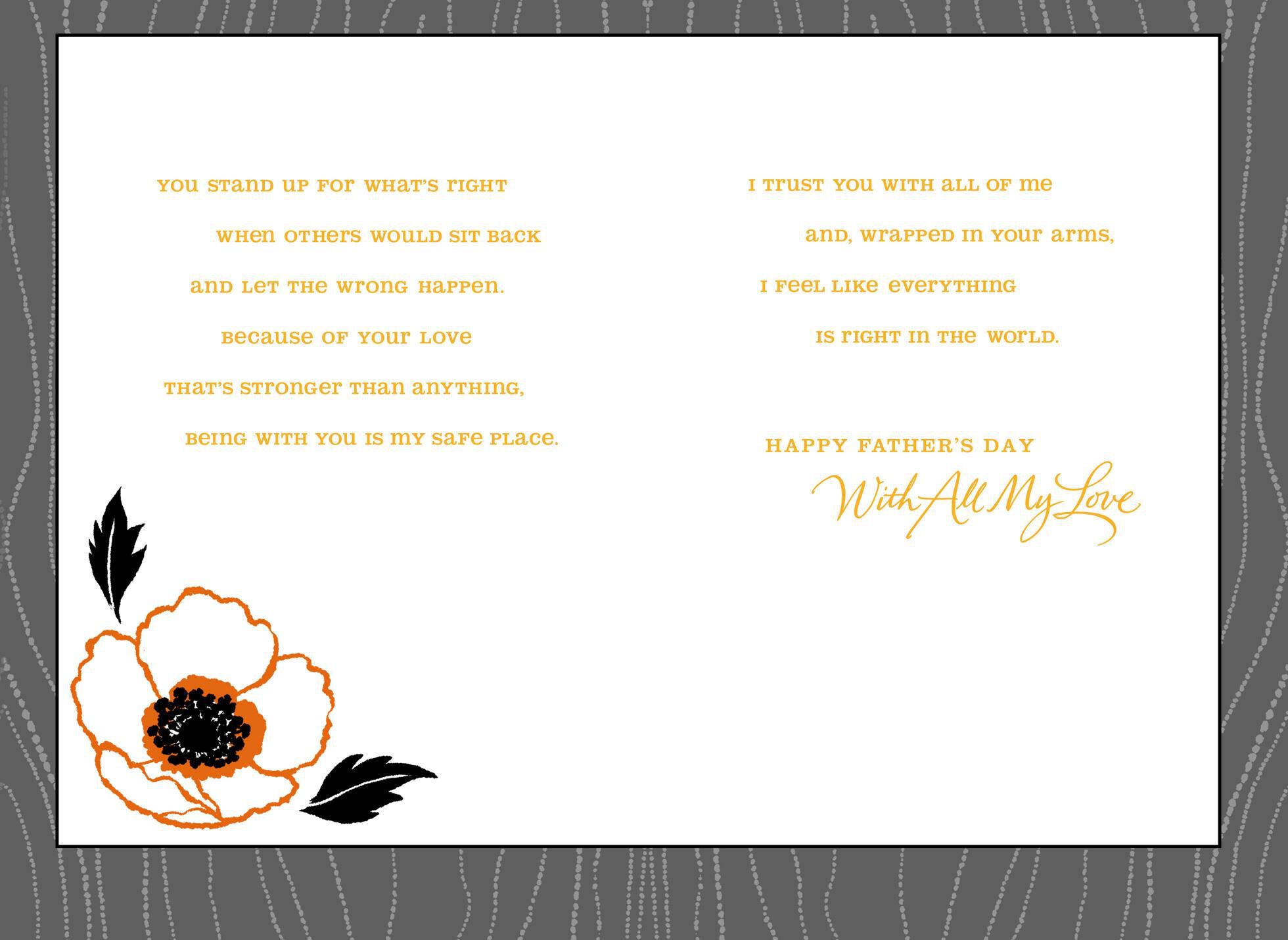 All Kinds of Strong Romantic Father's Day Card