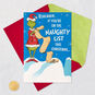Grinch Santa Christmas Card Card Front with Envelope and Gold Seal image number 6