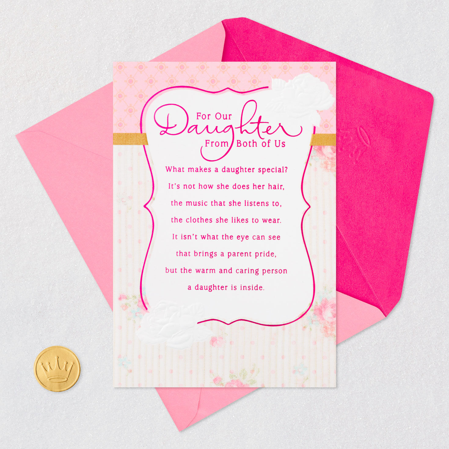A Daughter As Wonderful As You Birthday Card From Parents for only USD 4.99 | Hallmark