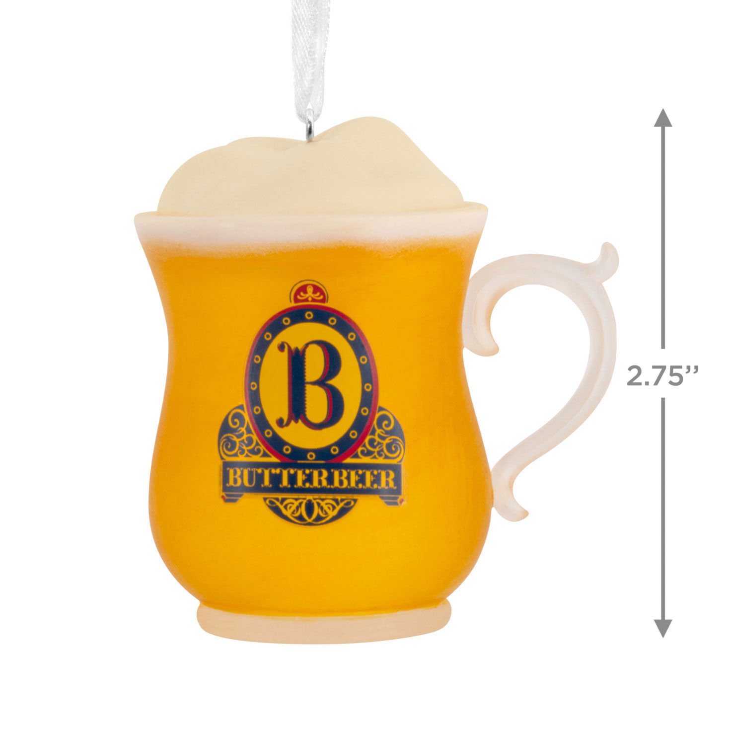 Harry Potter Butterbeer Christmas Ornament measurement image number 3