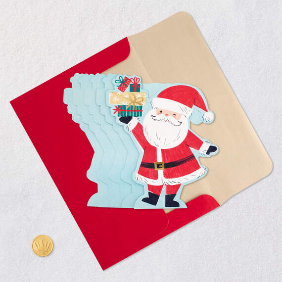 Santa Christmas Wishes 3D Pop-Up Christmas Card, , large image number 6
