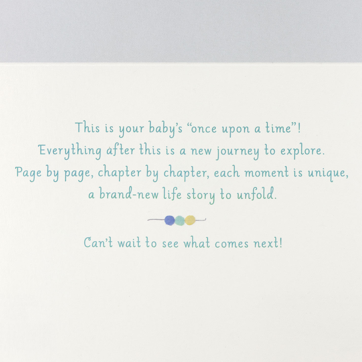 Books and Decor on Nursery Shelf New Baby Card Sentiment image number 2