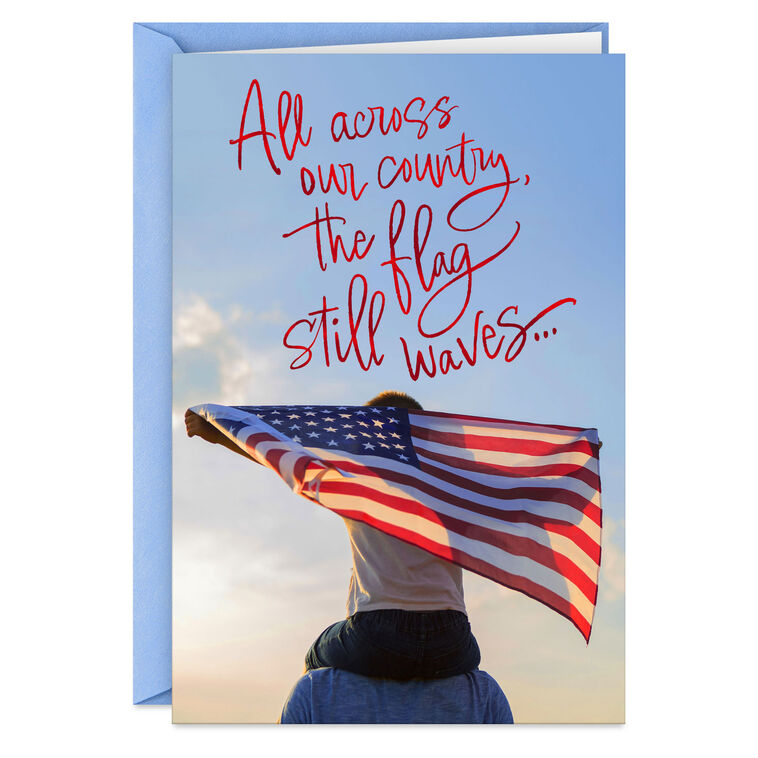 America Stands Together Patriotic Thank-You Card