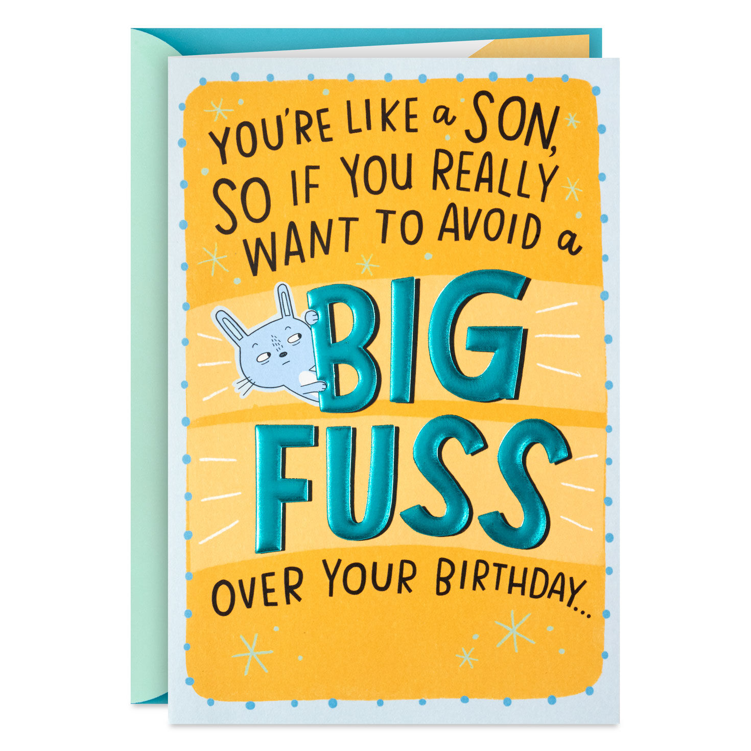 A Big Birthday Fuss Pop-Up Birthday Card for Like a Son