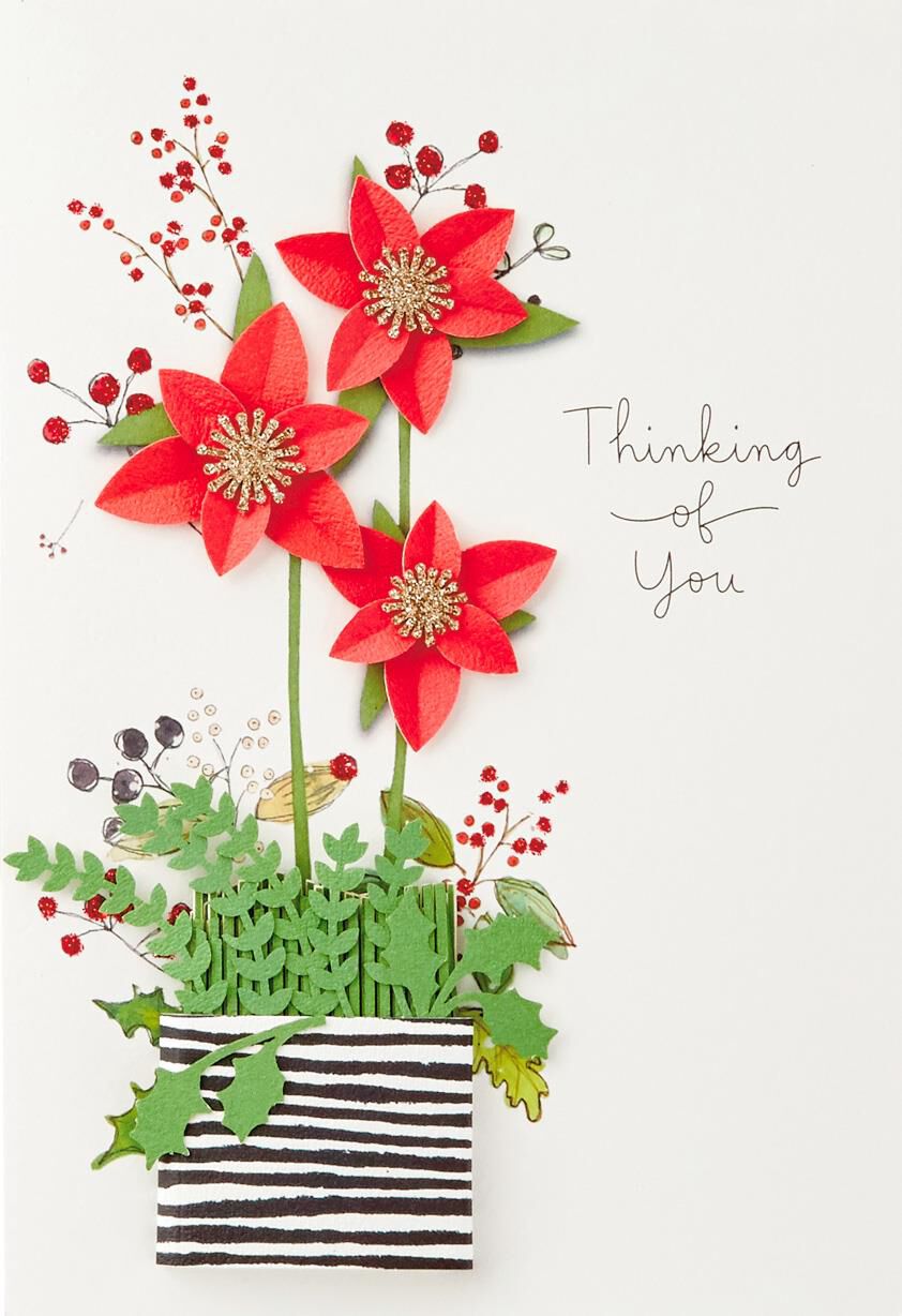 Thinking of You Christmas Card