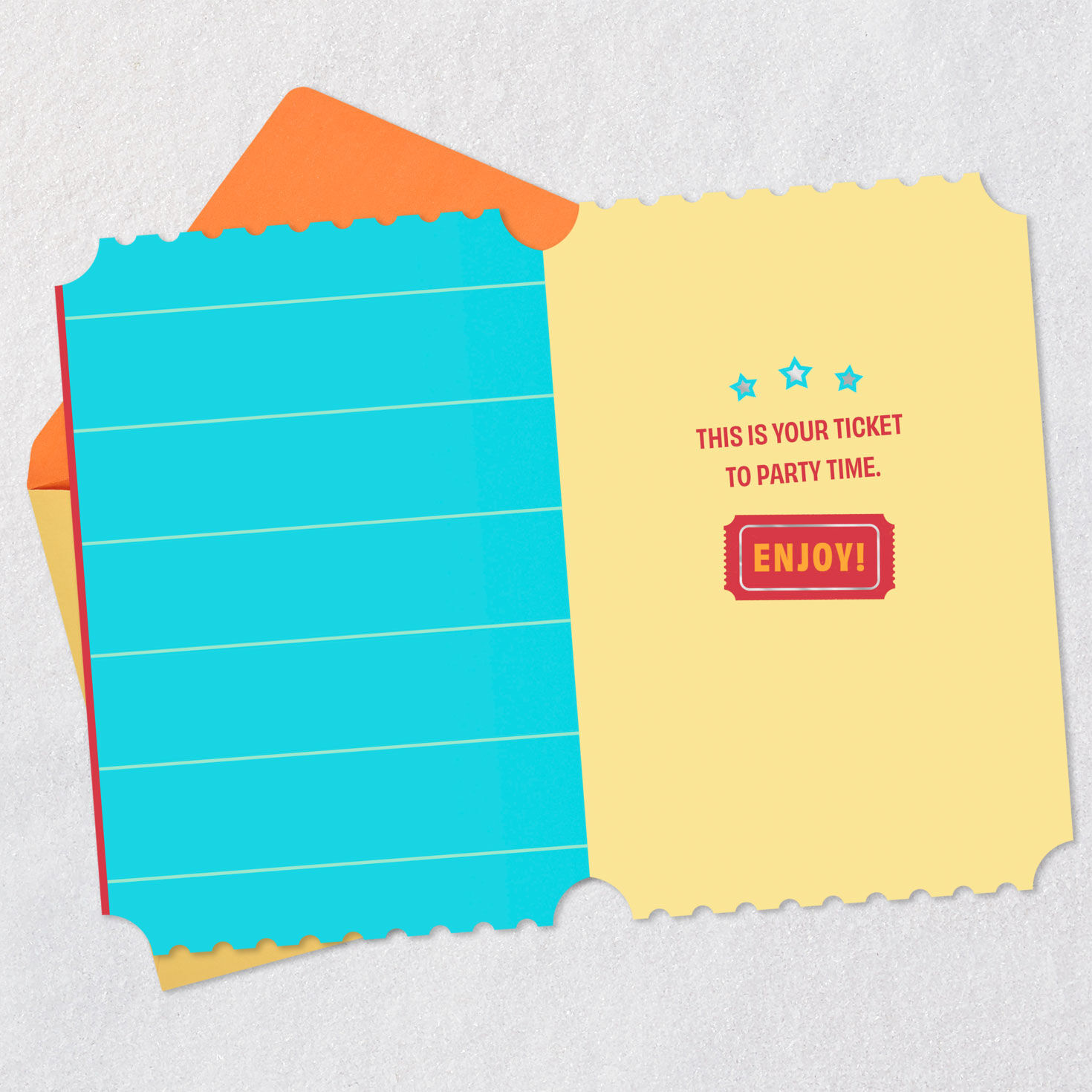 Your Ticket to Party Time Birthday Card for Kids for only USD 3.99 | Hallmark