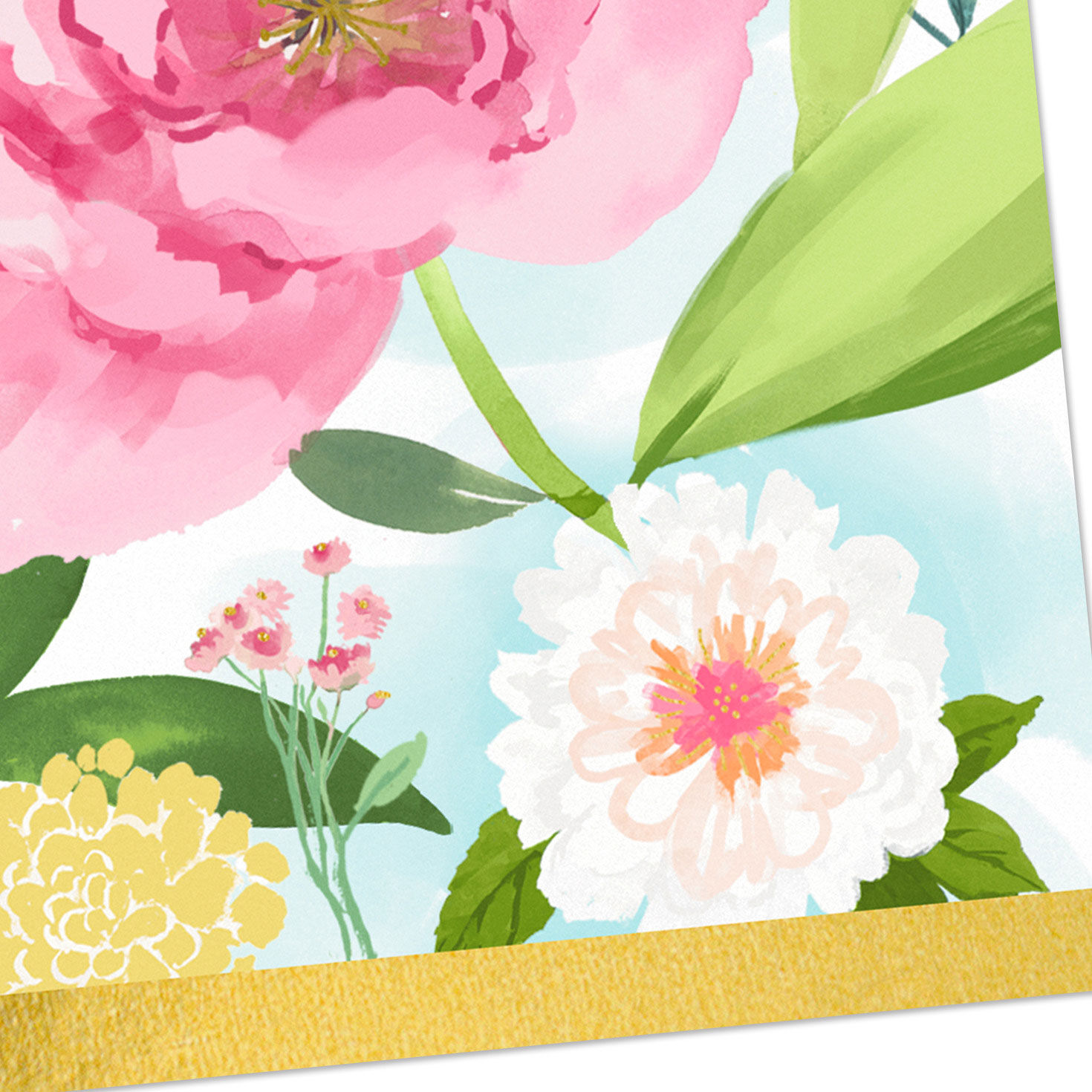 Watercolor Flowers Blank Note Cards Pack  image number 4