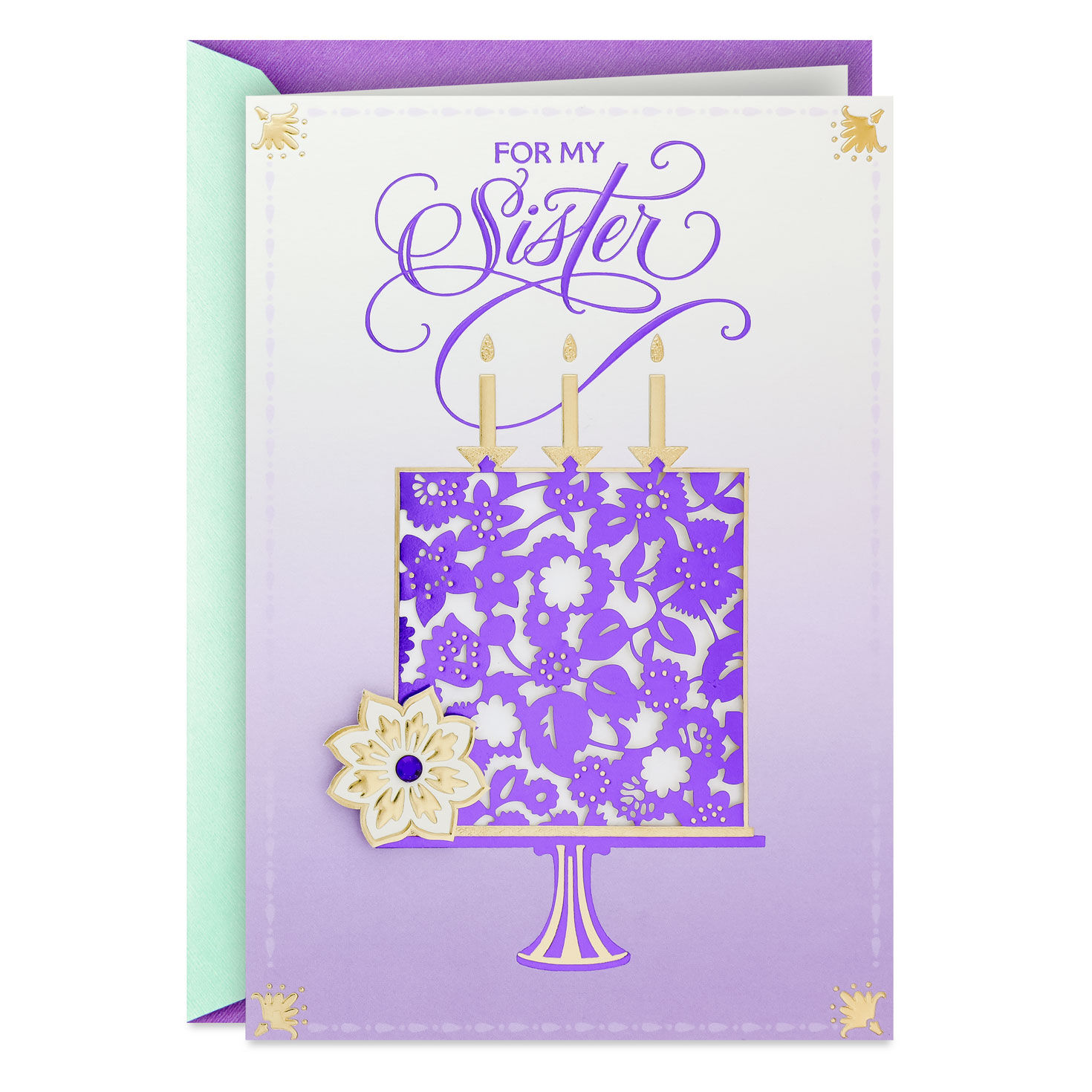 I'm So Glad We're Family Birthday Card for Sister