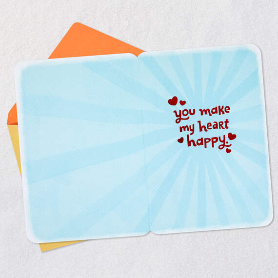 Disney Mickey Mouse You Make My Heart Happy Love Card, , large image number 3