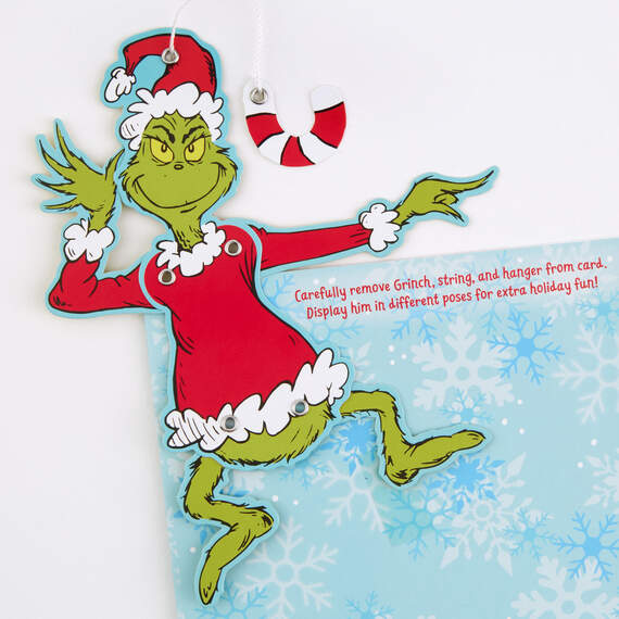 Dr. Seuss's How the Grinch Stole Christmas!™ Christmas Card With Decoration, , large image number 3