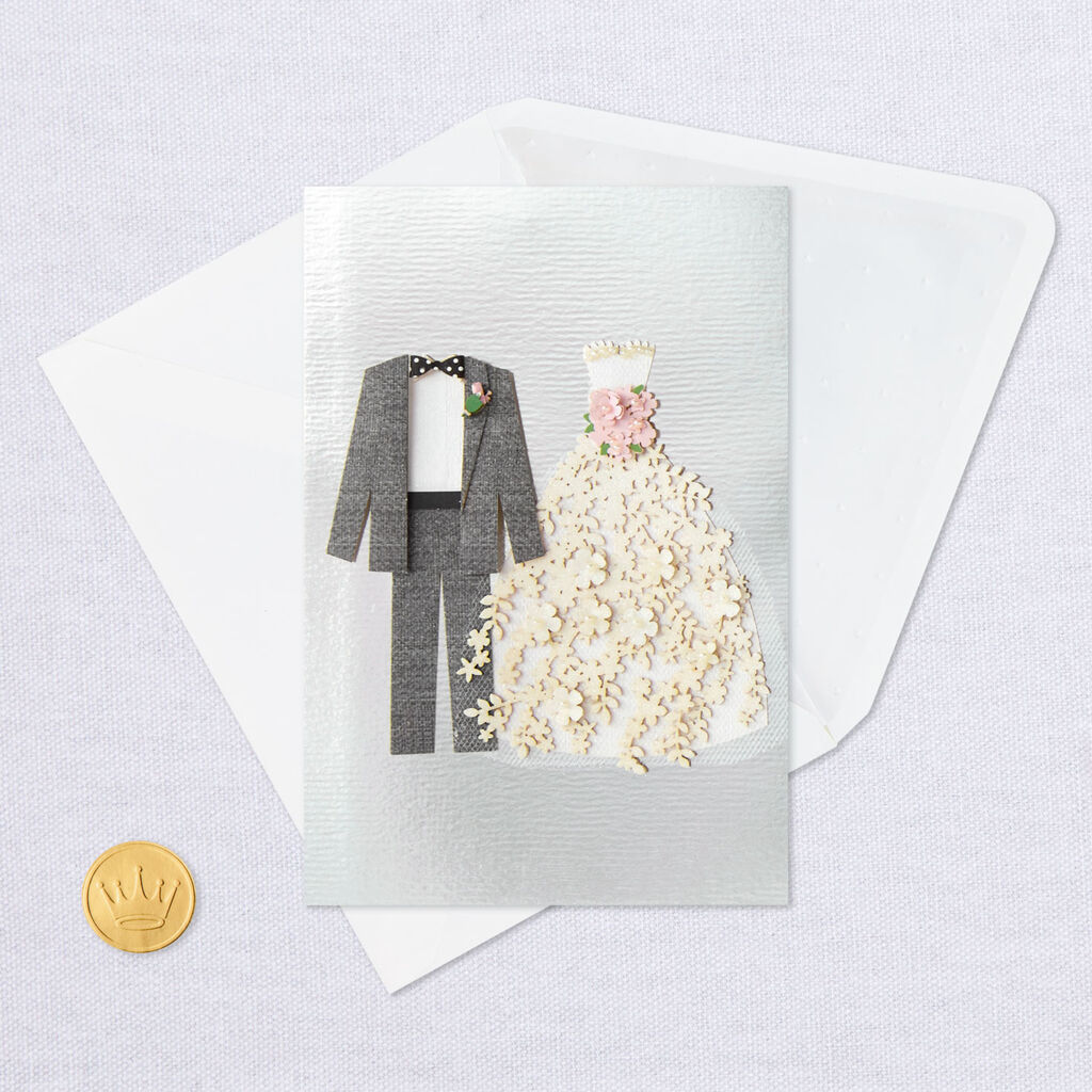 Bride And Groom Wedding Card Greeting Cards Hallmark