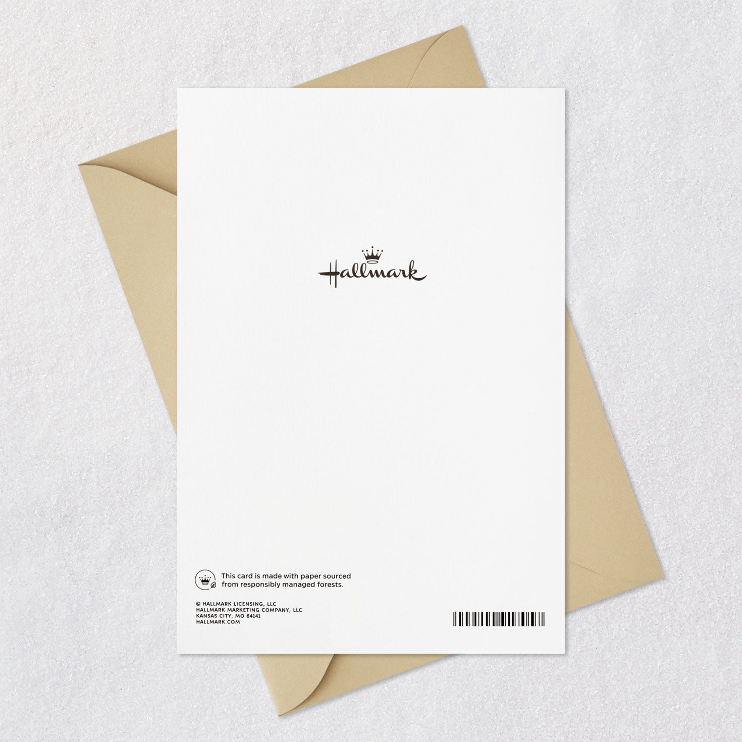 Couple Holding Hands Son Wedding Card Card Back with Envelope image number 8