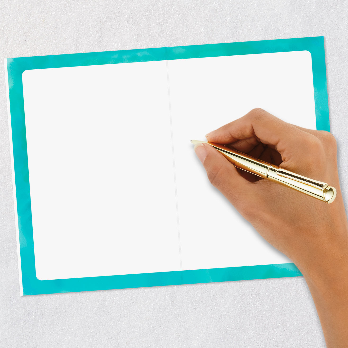 Colorful Hearts Blank Card Signing card image number 5