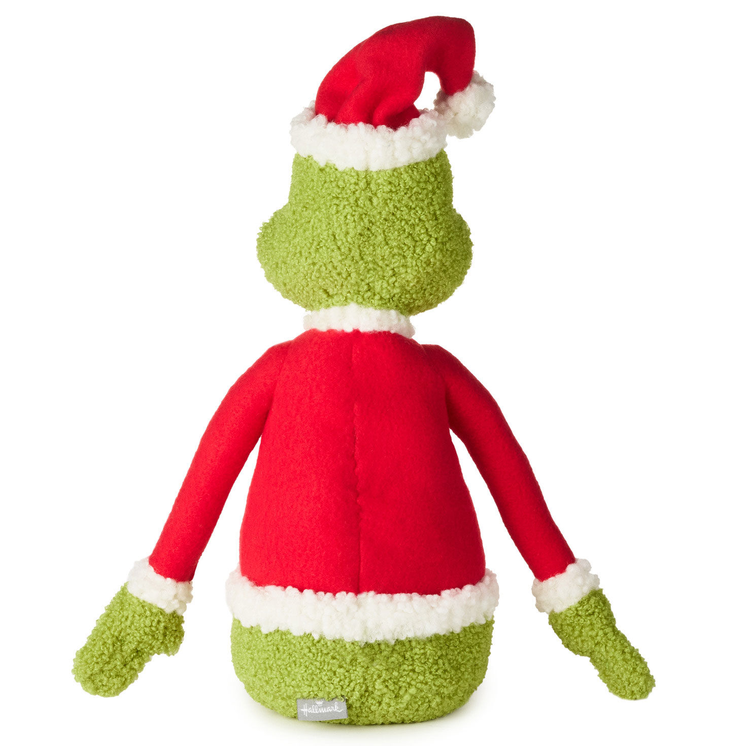 Light-Up Grinch in Santa Suit Plush back image number 3