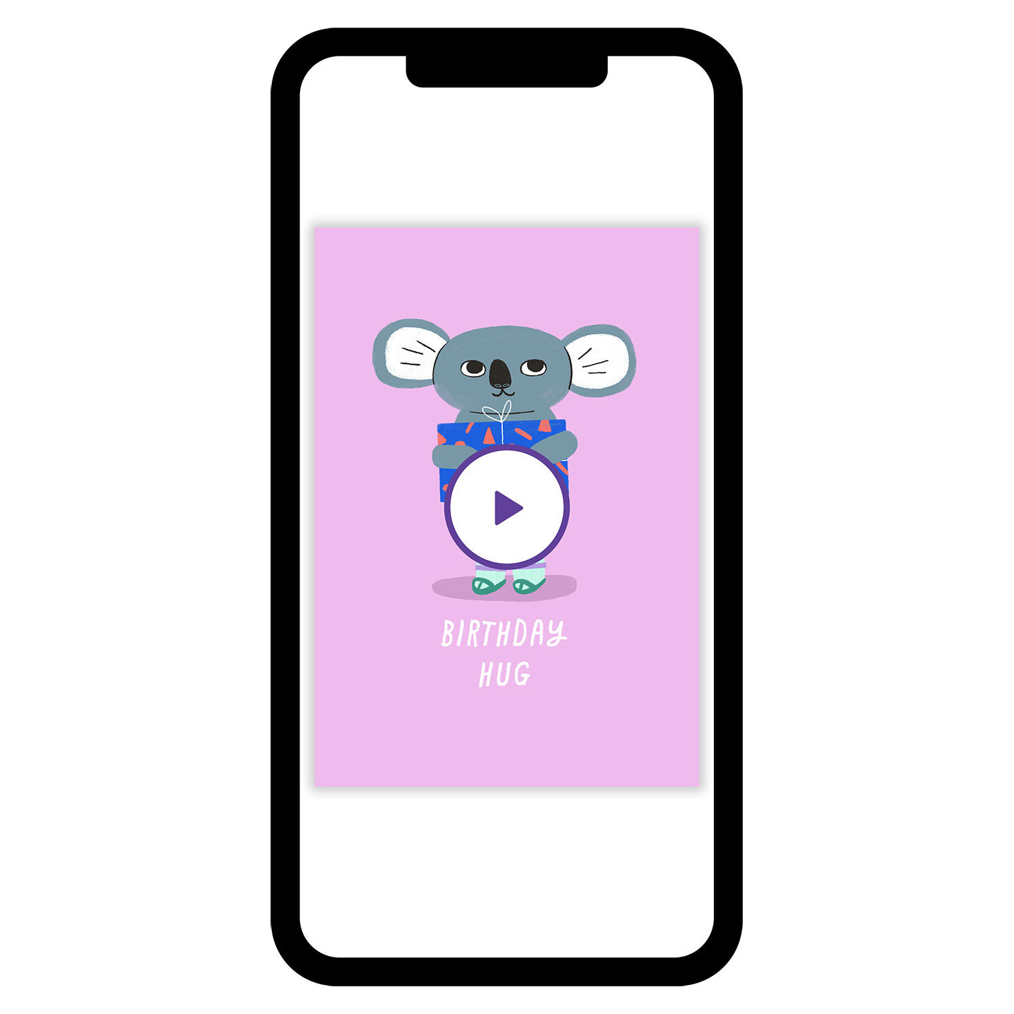 Koala Hug Birthday eCard