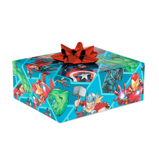 Marvel Avengers in Action Wrapping Paper, 17.5 sq. ft., 