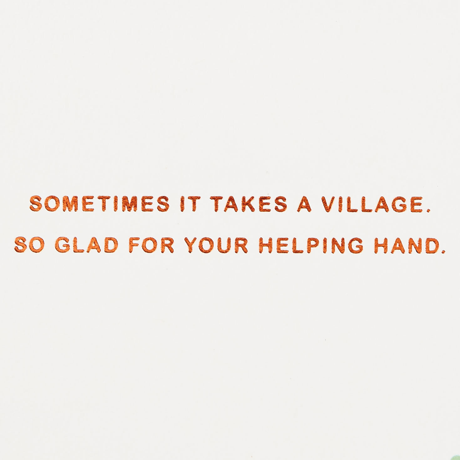 Hands Holding Balloons Thank You Card sentiment image number 2