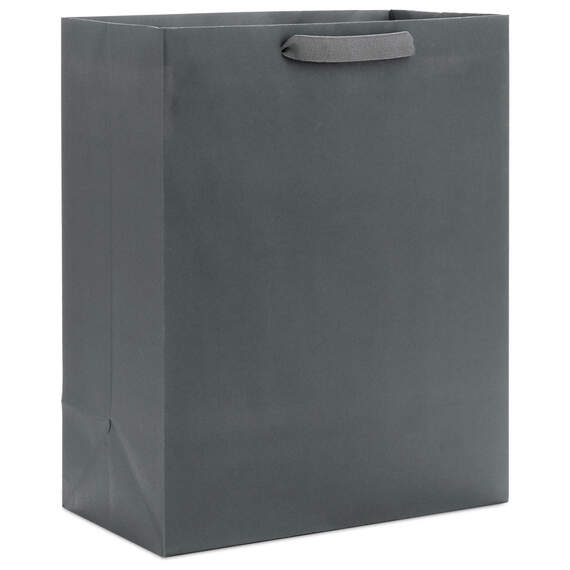 13" Gray Large Gift Bag
