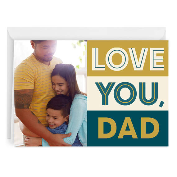 Personalized Love You Photo Card, , large image number 1