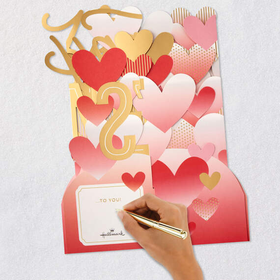 Jumbo Happy Valentine's Day 3D Pop-Up Valentine's Day Card, , large image number 7