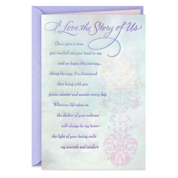 I Love the Story of Us Birthday Card for Her, , large image number 1