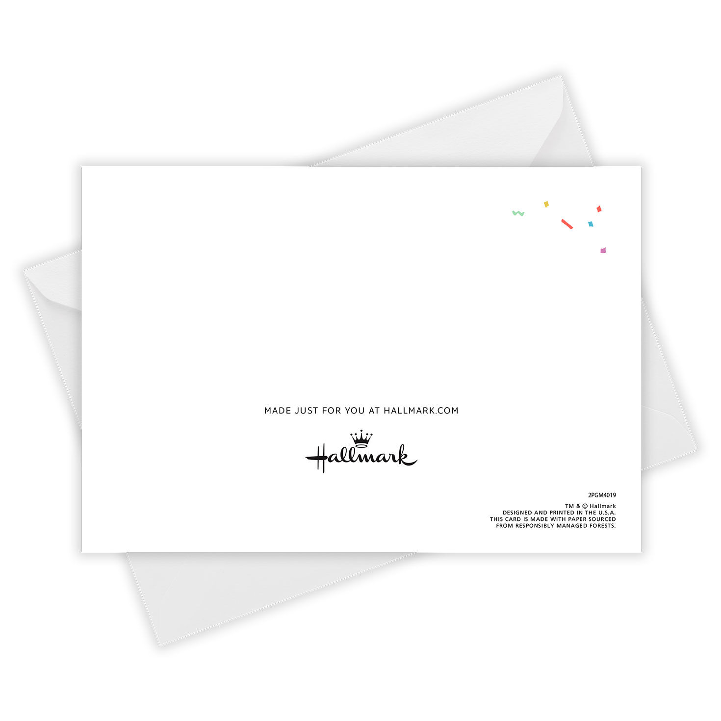 Blue Truck With Cake Personalized Birthday Card Open Card with Envelope indicating personalization image number 4